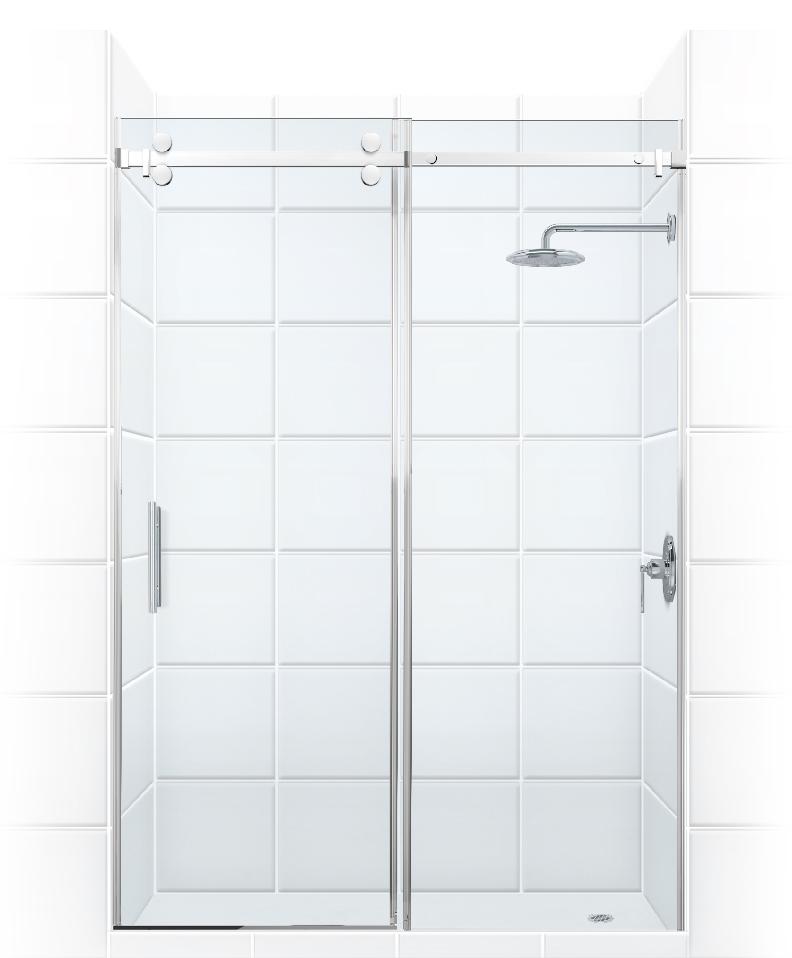 Meridian Series 1 Frameless Sliding Door Coastal Shower Doors Meridian Series 1 Frameless Sliding Door